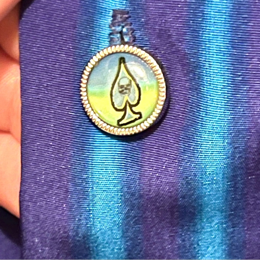 Vintage Silver Point Button Down Skull Shirt - image 3